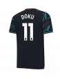 Manchester City Jeremy Doku #11 Kolmaspaita 2023-24 Lyhythihainen